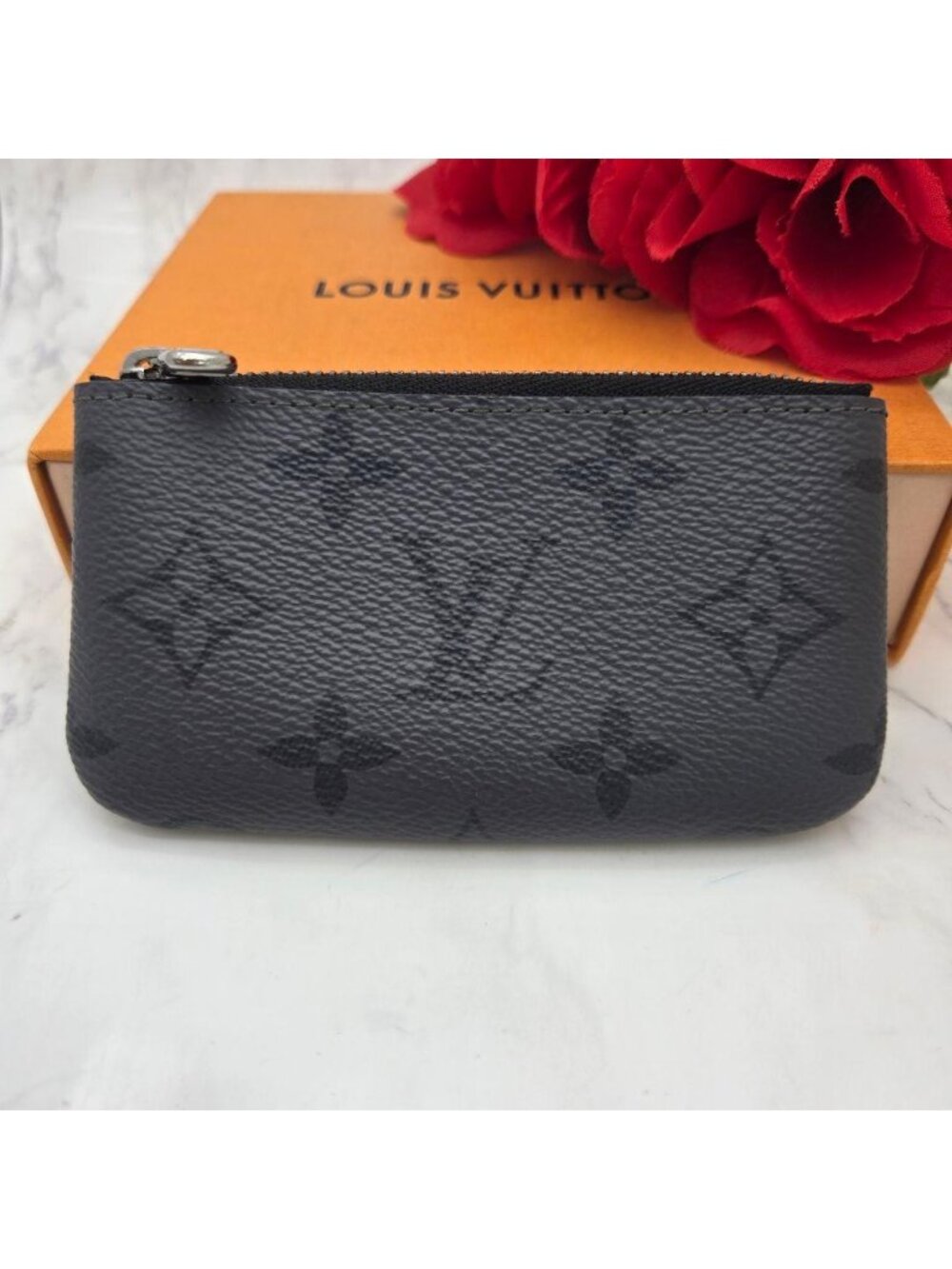 Louis Vuitton Monogram Eclipse Reverse Pochette Cles